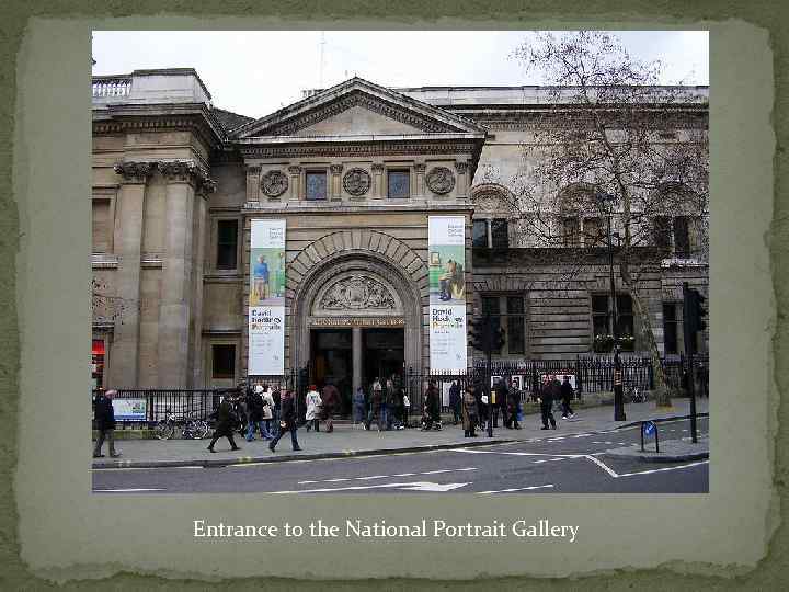 Entrance to the National Portrait Gallery 