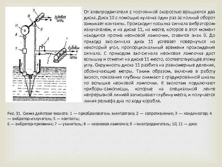 От электродвигателя с постоянной скоростью вращаются два диска. Диск 10 с помощью кулачка один