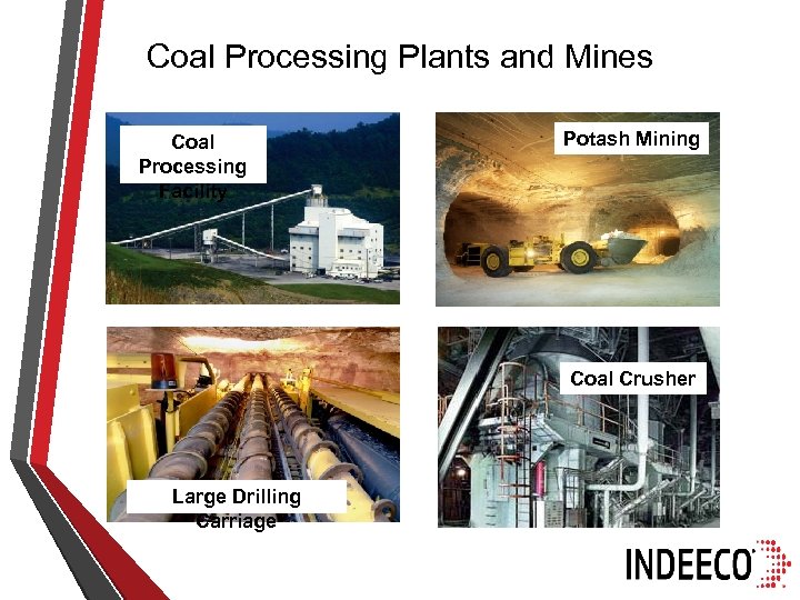 Coal Processing Plants and Mines Coal Processing Facility Potash Mining Coal Crusher Large Drilling