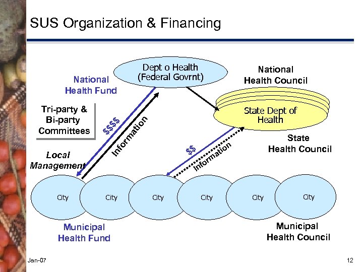 SUS Organization & Financing Dept o Health (Federal Govrnt) or m at $ $$