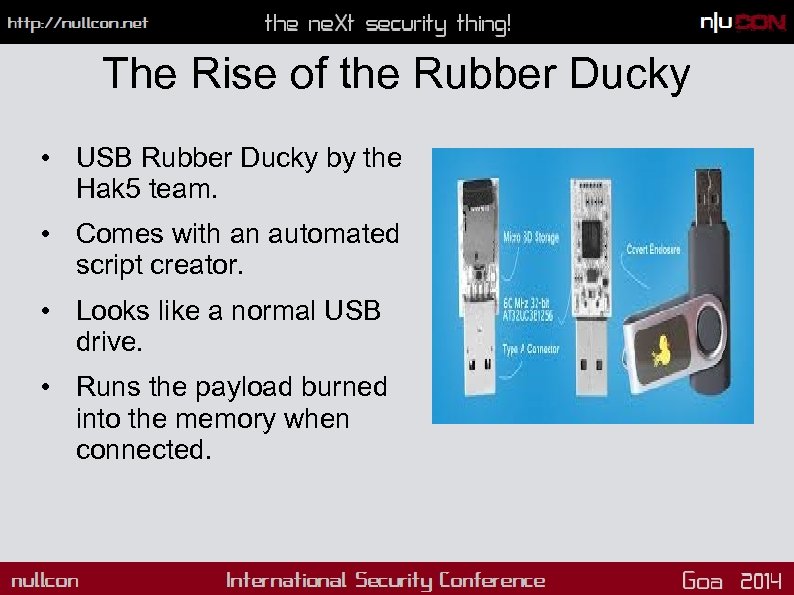 The Rise of the Rubber Ducky • USB Rubber Ducky by the Hak 5