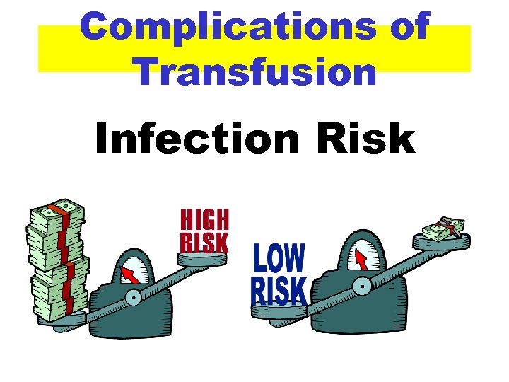 Complications of Transfusion Infection Risk 