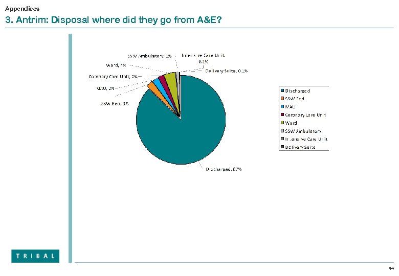 Appendices 3. Antrim: Disposal where did they go from A&E? 44 