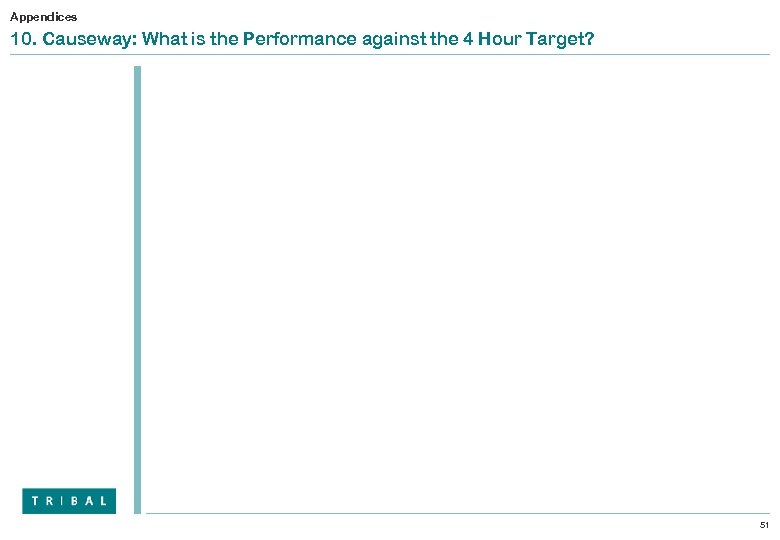 Appendices 10. Causeway: What is the Performance against the 4 Hour Target? 51 