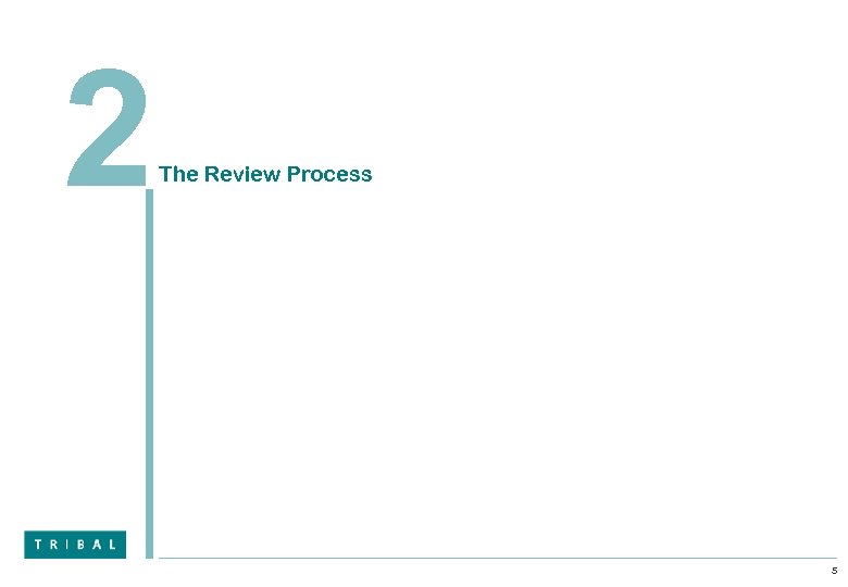 2 The Review Process 5 