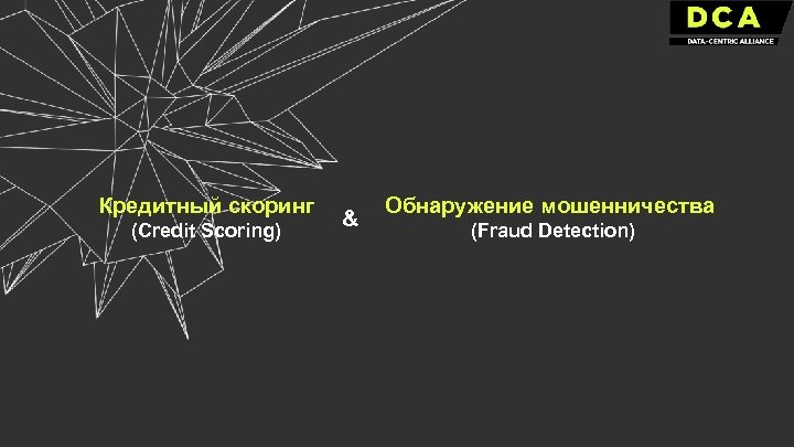 Кредитный скоринг (Credit Scoring) & Обнаружение мошенничества (Fraud Detection) 