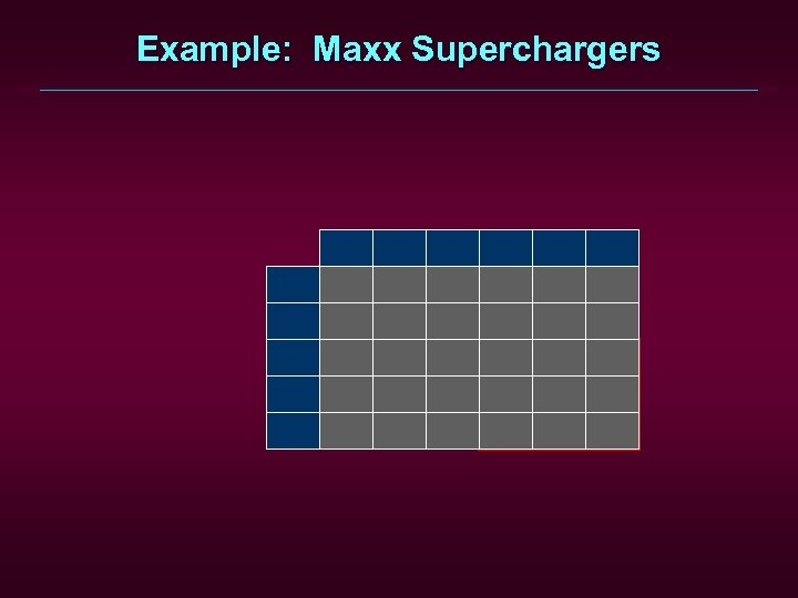 Example: Maxx Superchargers 