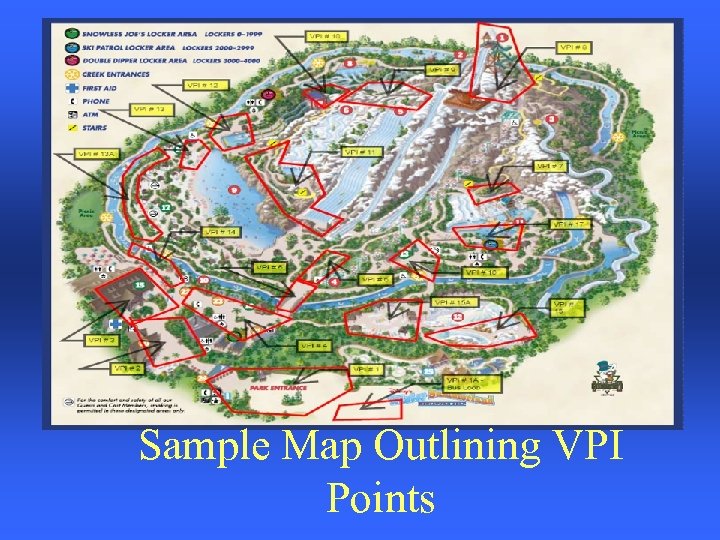 Sample Map Outlining VPI Points 