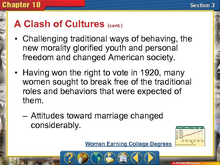 A Clash of Cultures (cont. ) • Challenging traditional ways of behaving, the new