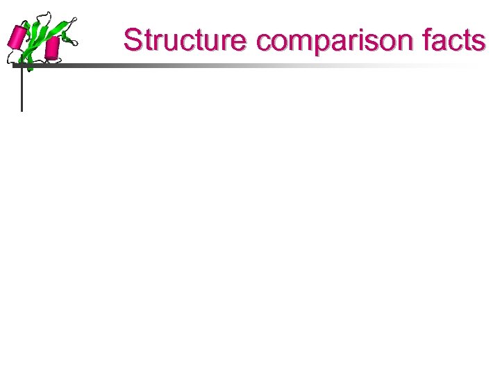 Structure comparison facts 