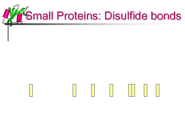 Small Proteins: Disulfide bonds 