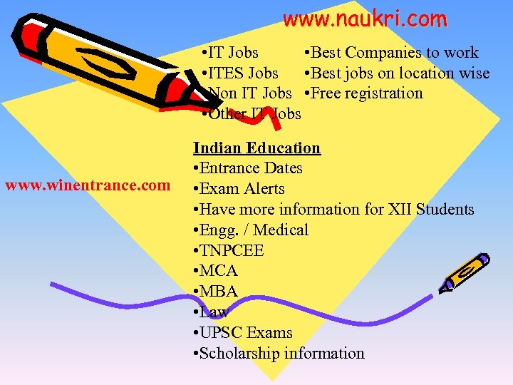 www. naukri. com • IT Jobs • Best Companies to work • ITES Jobs