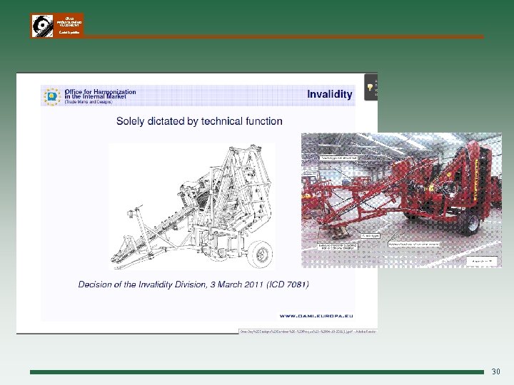 ÚŘAD PRŮMYSLOVÉHO VLASTNICTVÍ Česká republika 30 