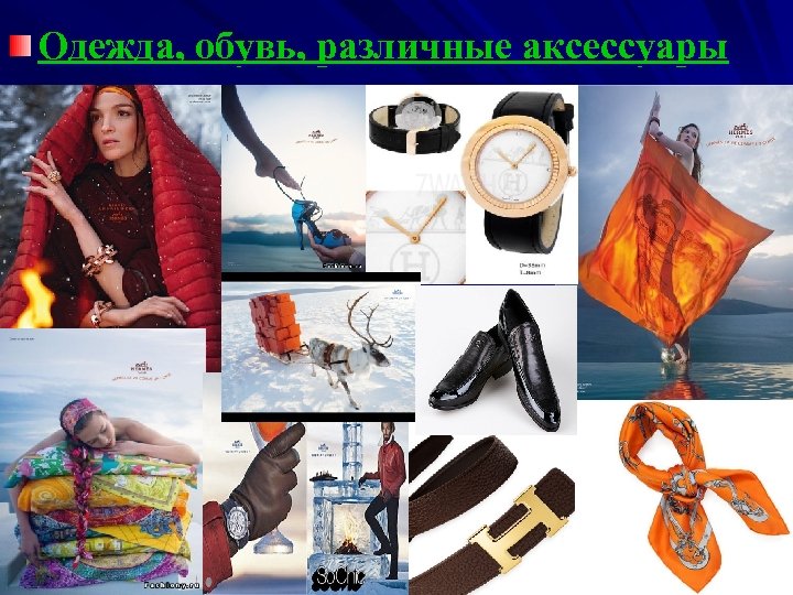 Одежда, обувь, различные аксессуары 