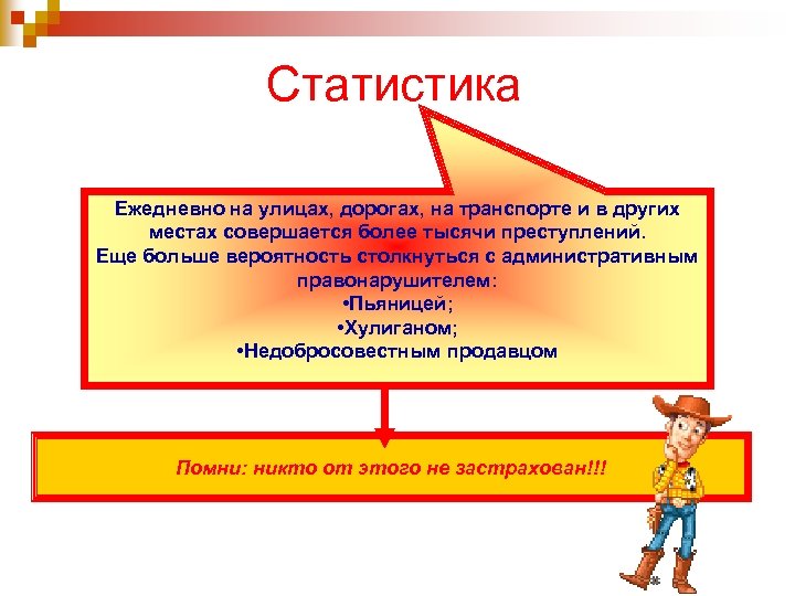 Статистика Ежедневно на улицах, дорогах, на транспорте и в других местах совершается более тысячи