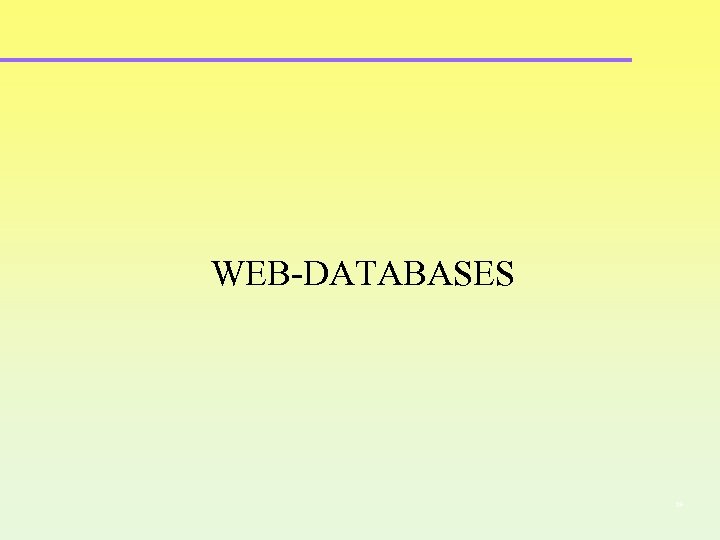 WEB-DATABASES 19 