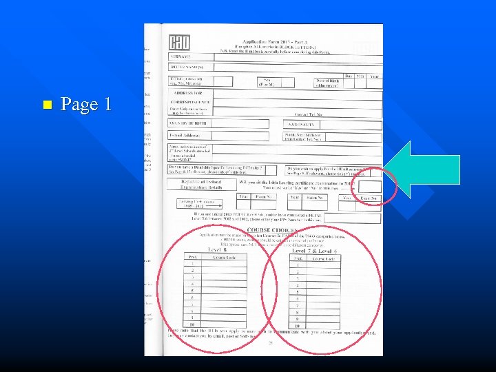 The Paper Form n Page 1 