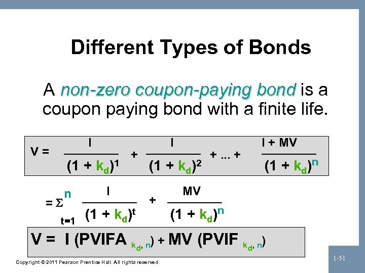 Different Types of Bonds A non-zero coupon-paying bond is a coupon paying bond with