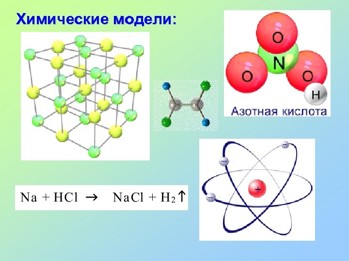 Химические модели: 