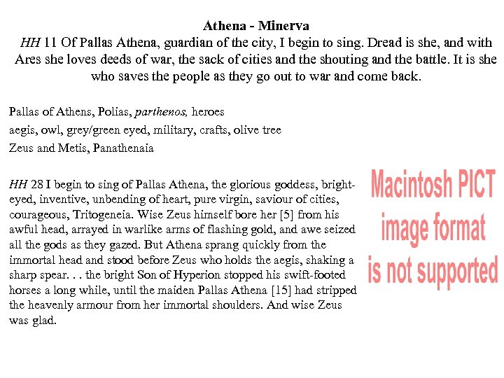 Athena - Minerva HH 11 Of Pallas Athena, guardian of the city, I begin