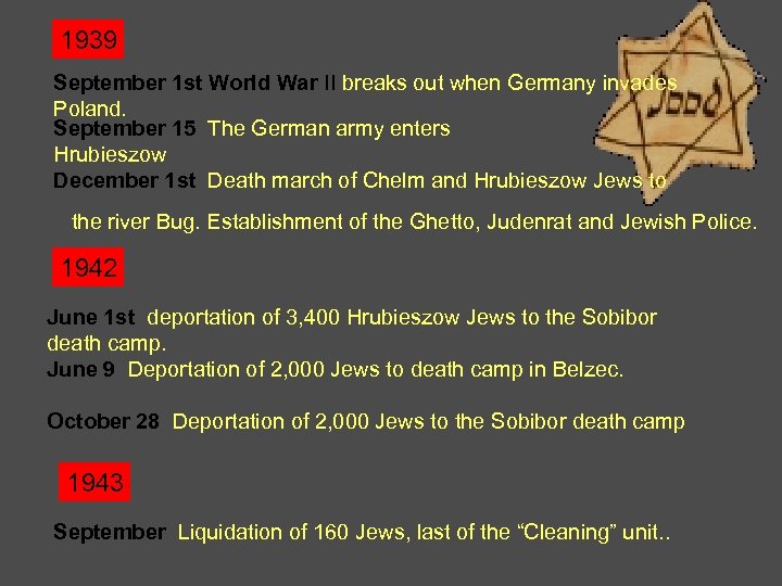 1939 September 1 st World War II breaks out when Germany invades Poland. September