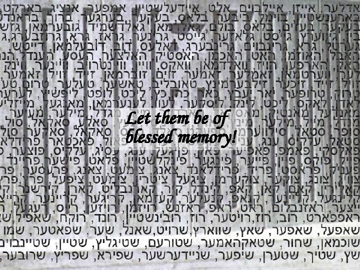 50 years after the war, Shalom Omri and Avraham Silberstein decided to build a