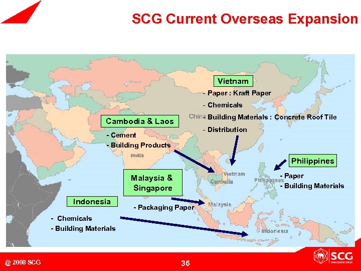 SCG Current Overseas Expansion Vietnam - Paper : Kraft Paper - Chemicals - Building