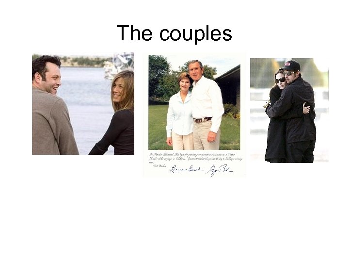 The couples 