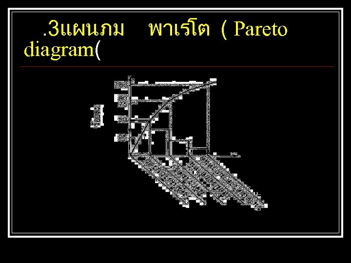 . 3แผนภม diagram( พาเรโต ( Pareto 