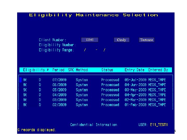 12345 Cindy Testcase 54 