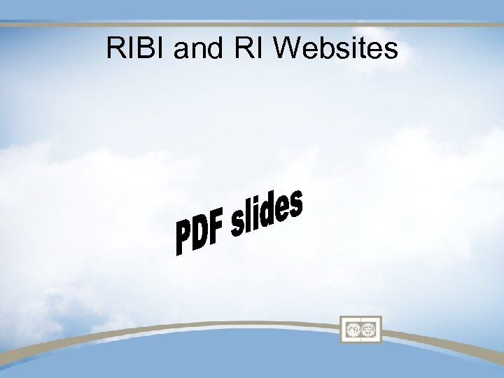 RIBI and RI Websites 