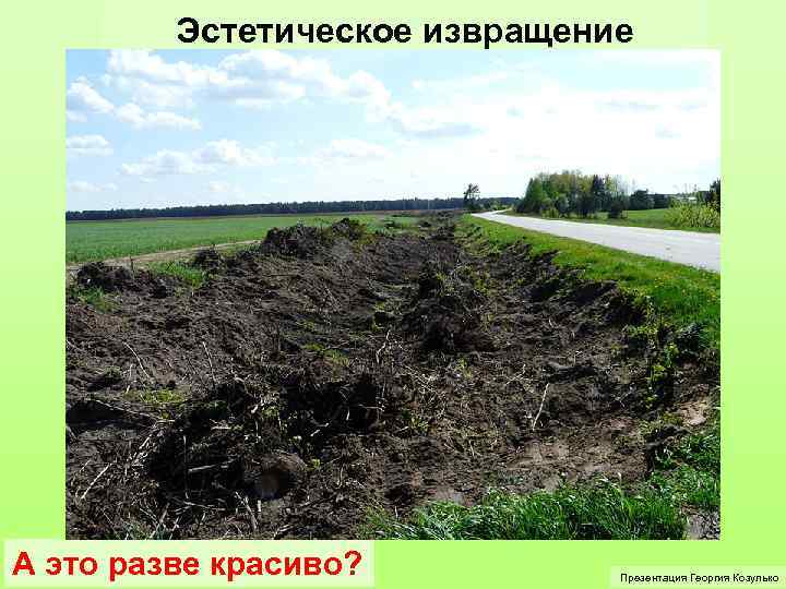 Эстетическое извращение А это разве красиво? Презентация Георгия Козулько 