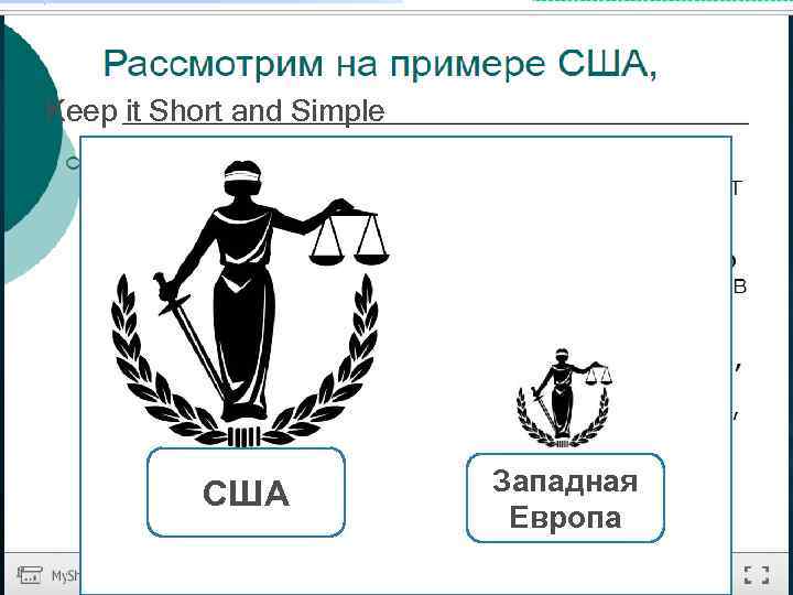 Принцип KISS P R E S E n T Keep it Short and Simple