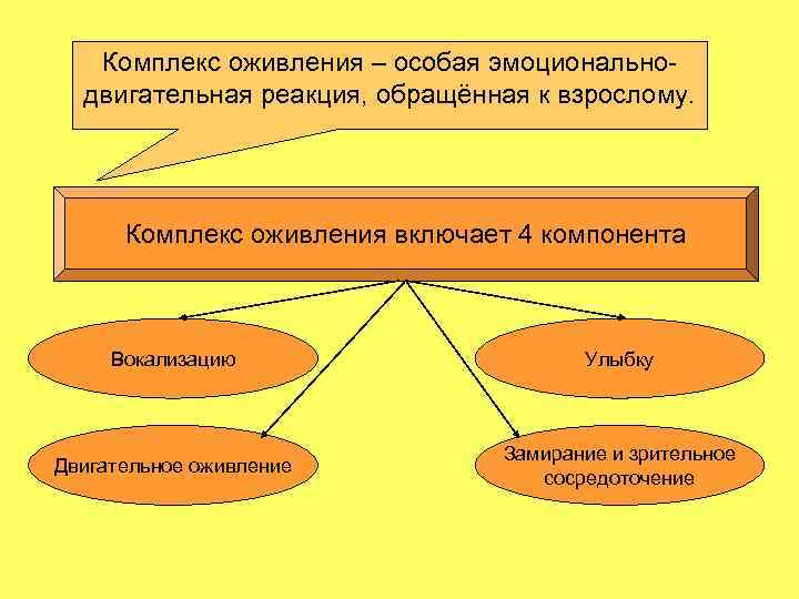 Комплекс оживления возникает