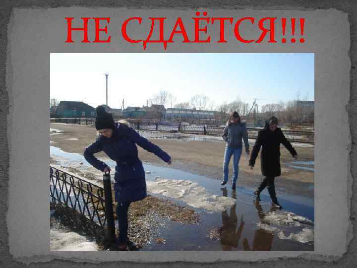 НЕ СДАЁТСЯ!!! 