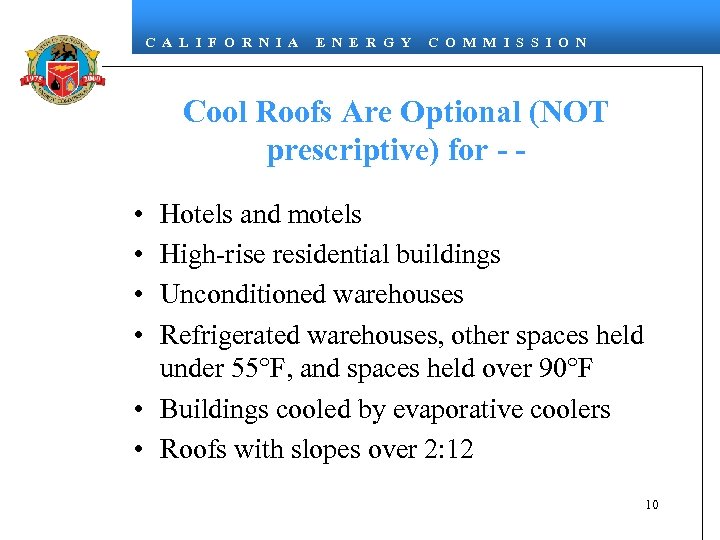 C A L I F O R N I A E N E R