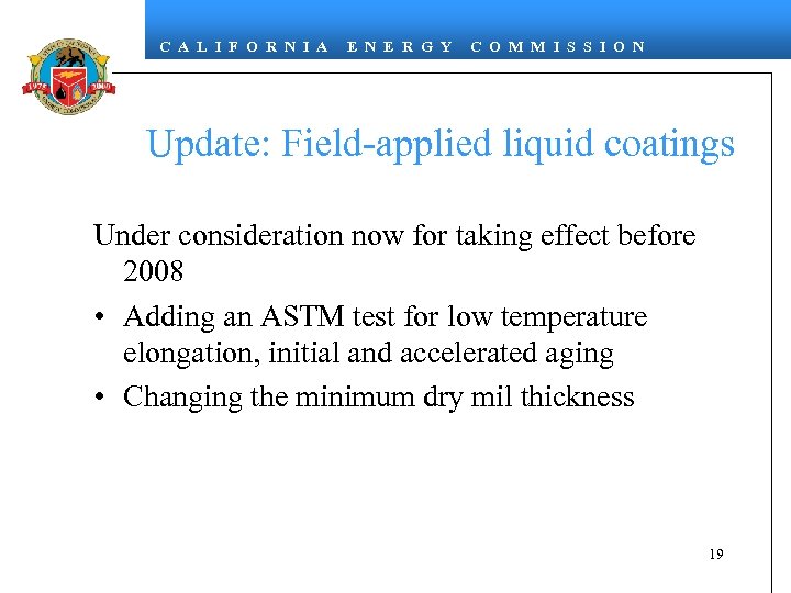 C A L I F O R N I A E N E R