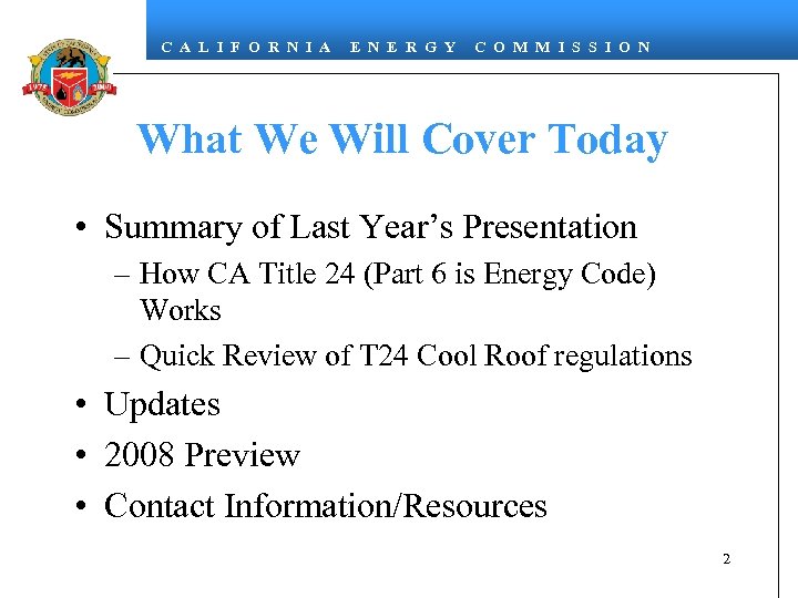 C A L I F O R N I A E N E R