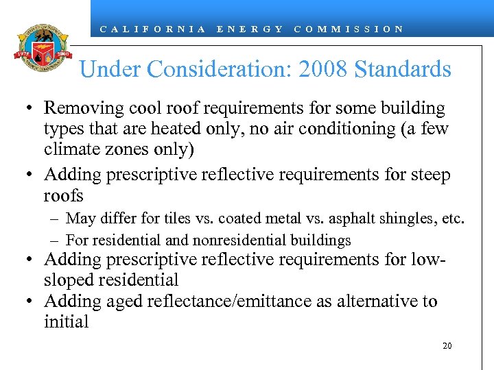 C A L I F O R N I A E N E R