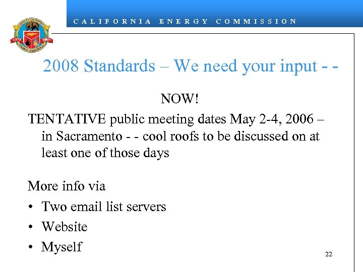 C A L I F O R N I A E N E R