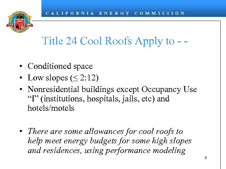 C A L I F O R N I A E N E R