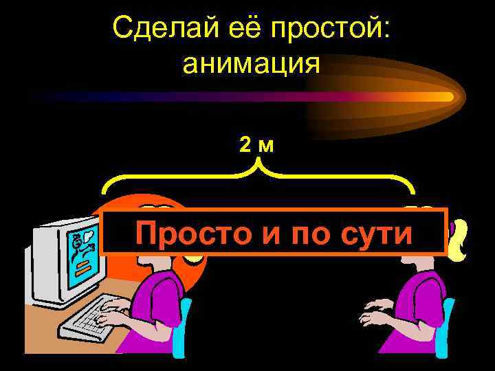 Сделай её простой: анимация 2 м Просто и по сути 