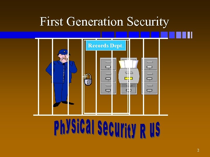 First Generation Security Records Dept. 2 