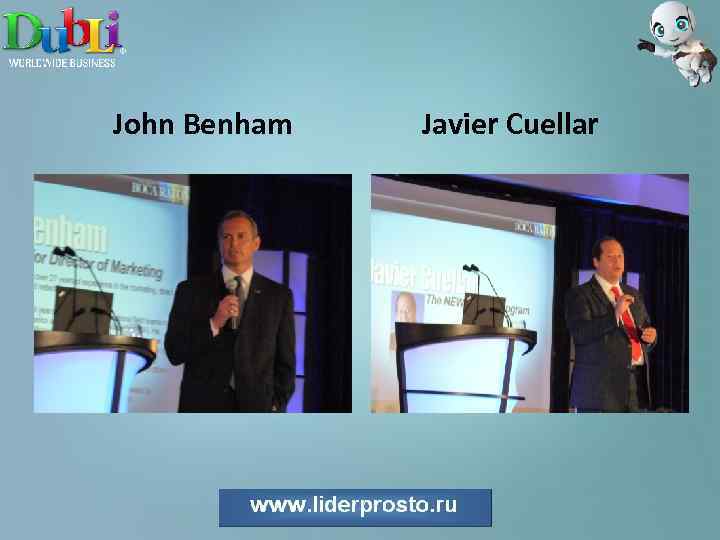 John Benham Javier Cuellar 