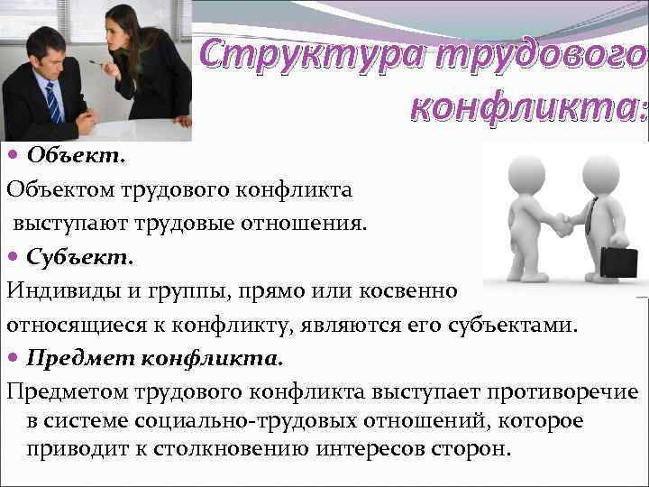 Социально трудовые конфликты презентация