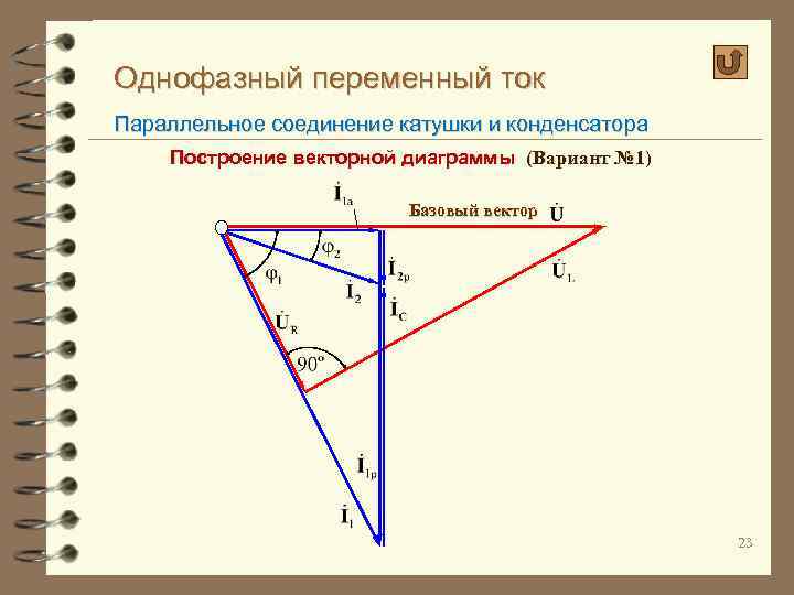 Калькулятор векторной диаграммы