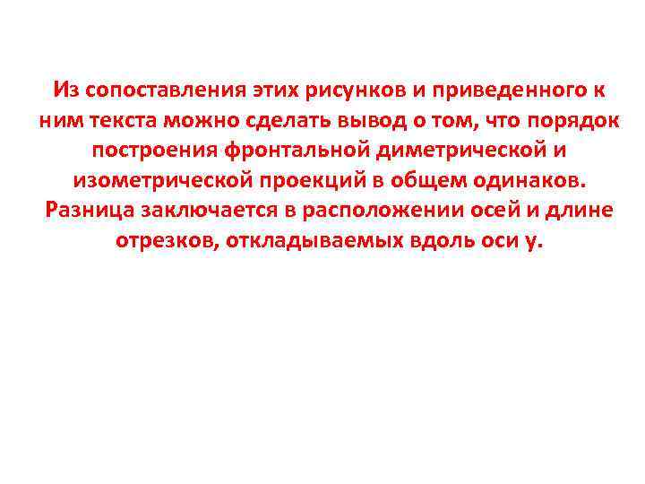 Из сопоставления этих рисунков и приведенного к ним текста можно сделать вывод о том,