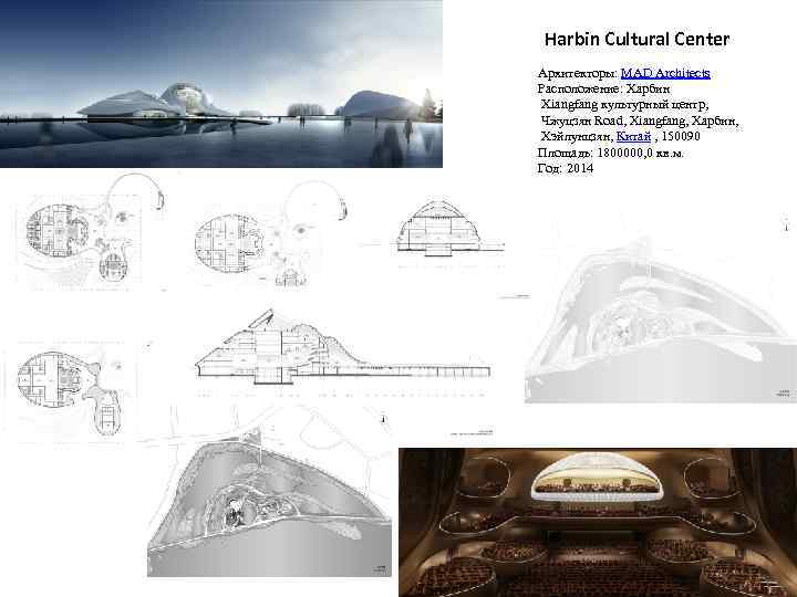 Harbin Cultural Center Архитекторы: MAD Architects Расположение: Харбин Xiangfang культурный центр, Чжуцзян Road, Xiangfang,