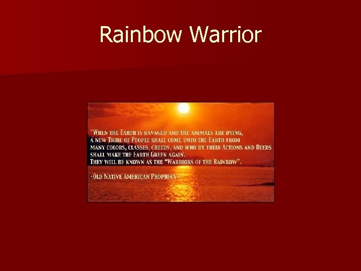 Rainbow Warrior 