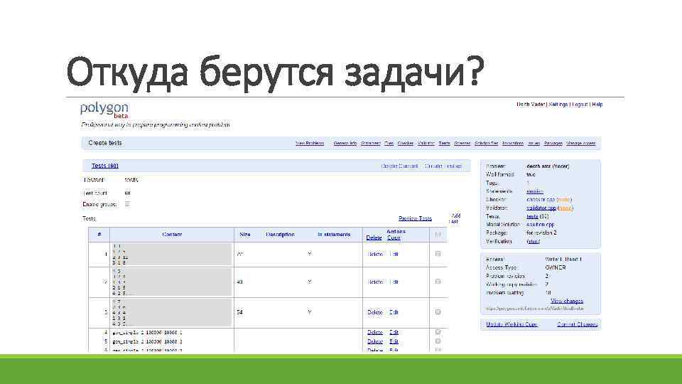 Откуда берутся задачи? 